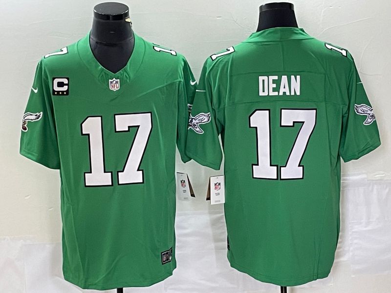 Men Philadelphia Eagles #17 Dean Green 2023 Nike Vapor Limited NFL Jersey style 2